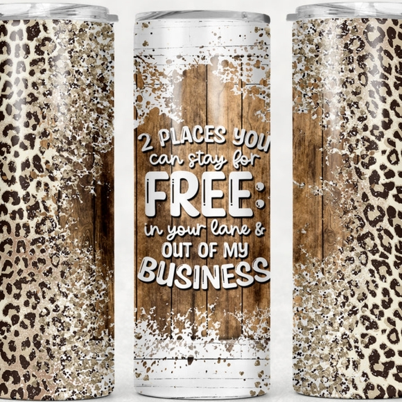 Hogg Other - 20oz Stainless Steel Skinny Tumbler "2 Places..." New In Box